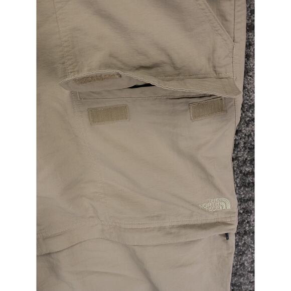 The North Face Convertible Cargo Pants Mens 2XL Beige Belted Flex Waist Gorpcore - Picture 8 of 16
